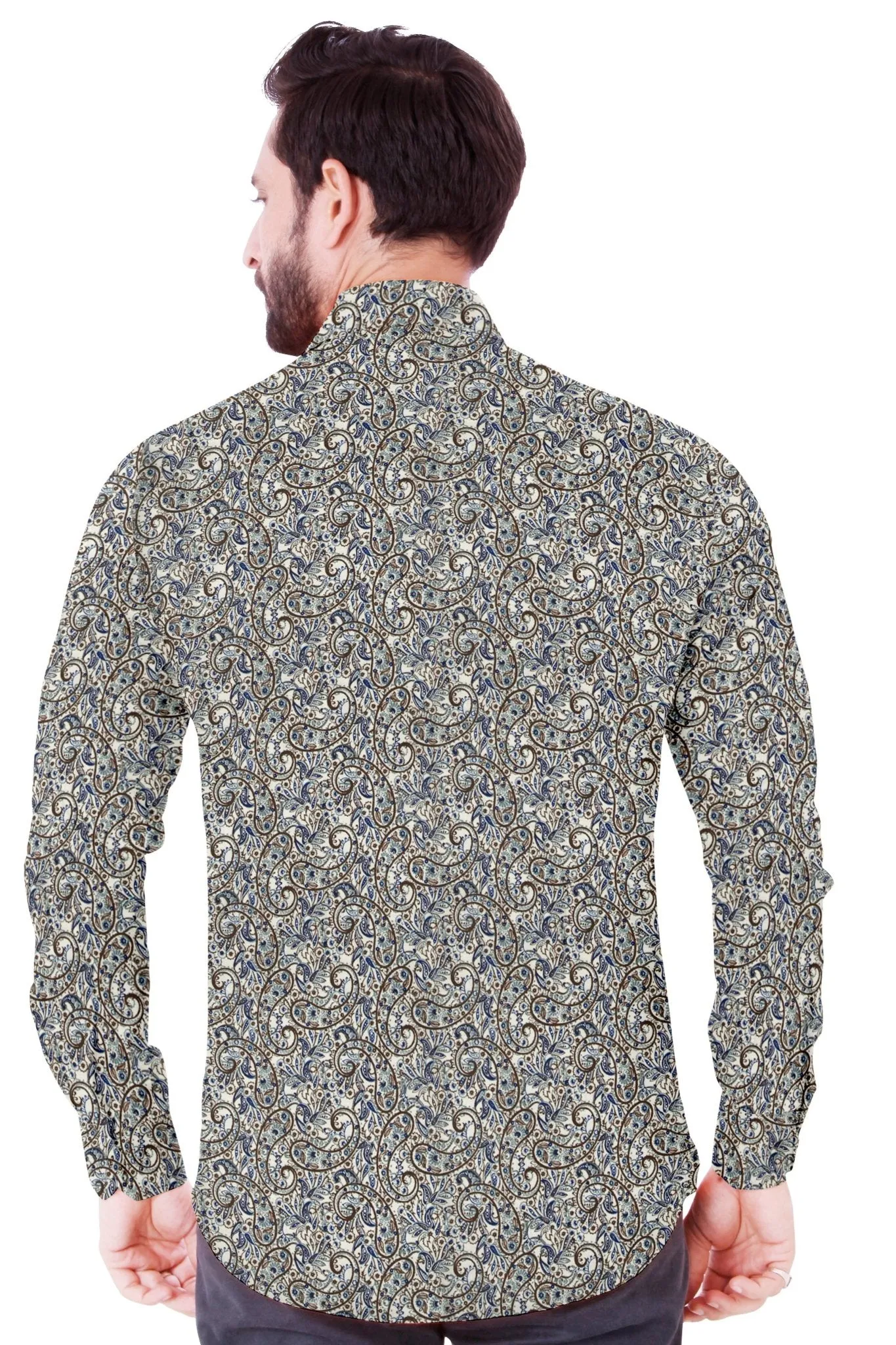 Regal Paisley Cotton Shirt